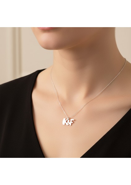 925 Ayar Gümüş Kolye F&k SM11444