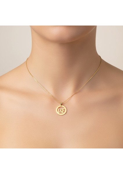 8 Ayar Altın Kolye Ucu F&l GM11450 1 gr