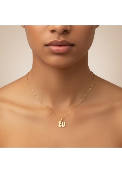 8 Ayar Altın Kolye Ucu E&u GM11346 1 gr