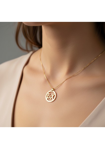 8 Ayar Altın Kolye Ucu E&x GM11361 1 gr