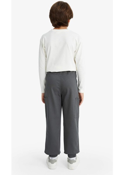 Erkek Çocuk Kargo Gabardin Jogger Pantolon F2477A825WN
