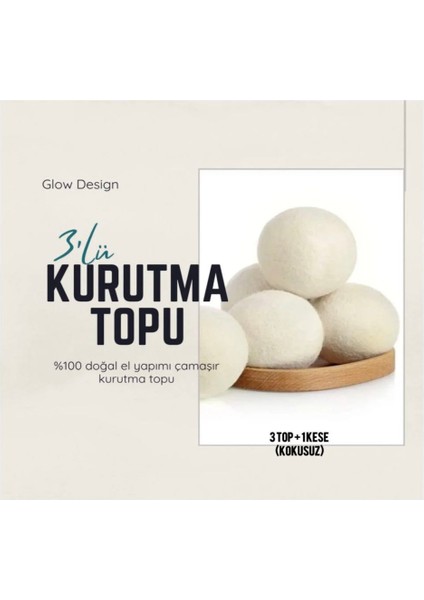 Kurutma Topu 3lü