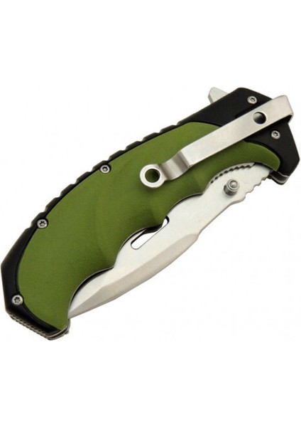 Yeşil Fiber Glass Saplı Isme Özel 9CR13MOV Kalite Paslanmaz Çelik Outdoor Columbia Avcı Kamp Bıçağı fiyatları