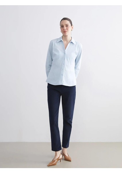 Dar Fit Kadife Kadın Pantolon (W5)