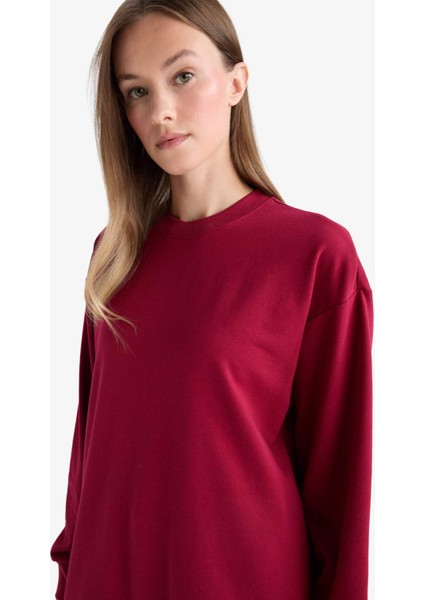 Regular Fit Bisiklet Yaka Sweatshirt Tunik A9529AX25AU