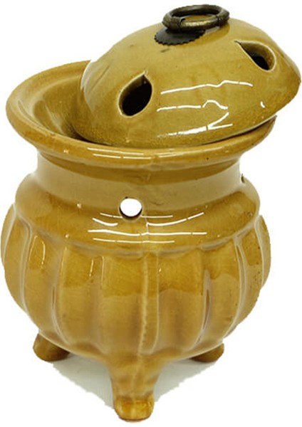 Tendur Tasarım Kahverengi Seramik Buhurdanlık modelleri