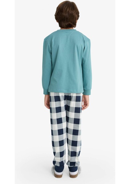 Erkek Çocuk Snoopy Pijama Takımı Uzun Kollu Üst Uzun Alt F3352A825WN