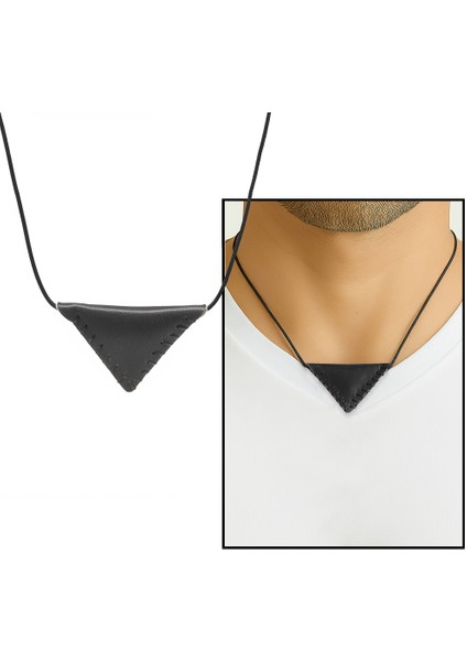 Ip Zincirli Isme Özel Yazılı Siyah Gerçek Deriden El Yapımı Erkek Cevşen Kolye fırsatları