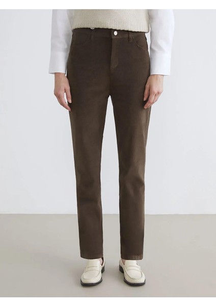 Dar Fit Kadife Kadın Pantolon (W5) fiyatları