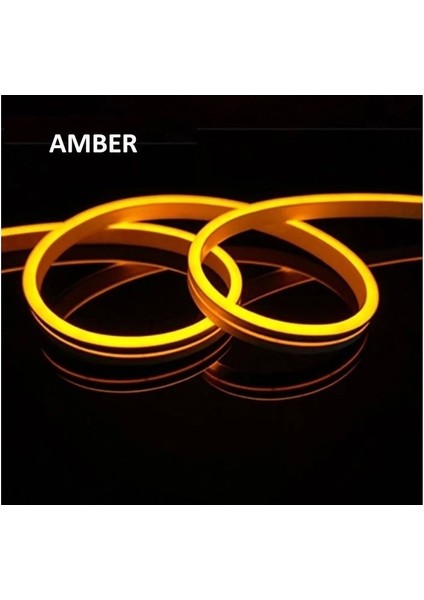 Neon Amber Işık Hortum LED 12V ( 10 Metre ) Dış Mekan fiyatları