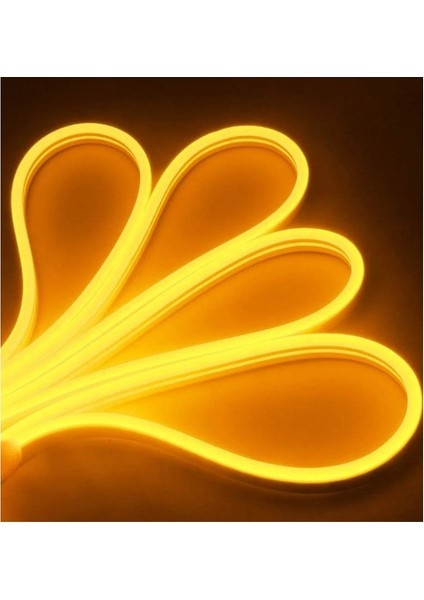 Neon Amber Işık Hortum LED 12V ( 10 Metre ) Dış Mekan fırsatları
