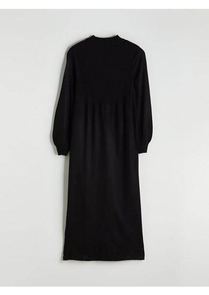 Lcw Yeni Sezon Artı Yeni Sezon Dik Yaka Triko Elbise