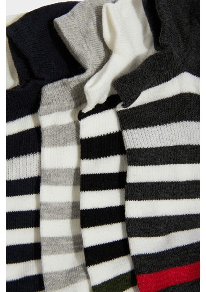 Erkek 5'li Pamuklu Sneaker Çorap F5327AXNS