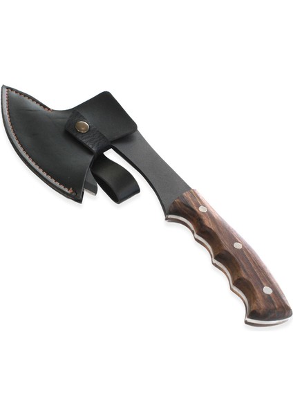 Ceviz Ağacı Saplı Isme Özel Yazılı 9CR13MOV Kalite Paslanmaz Çelik Nacak Balta modelleri