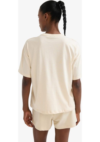 NBA Miami Heat Oversize Geniş Kalıp Bisiklet Yaka Kısa Kollu Tişört E3825AX25SM