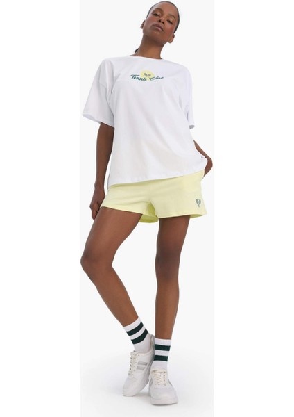 Fit Standart Fit Sporcu Kısa Paça Şort E3600AX25SM