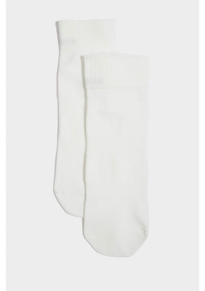 Erkek 2'li Reflektör Baskılı Kısa Spor Çorap F5267AXNS