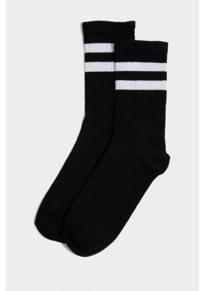 Erkek Rahat Lastikli 5'li Pamuklu Uzun Çorap F5317AXNS