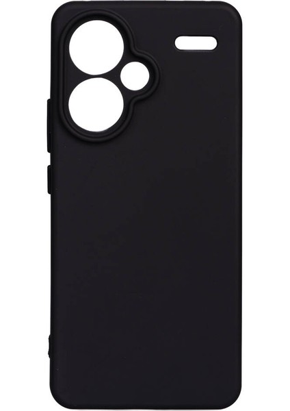 Xiaomi Redmi Note 13 Pro Plus 5g Kılıf Mbvo Biye Silikon-Siyah