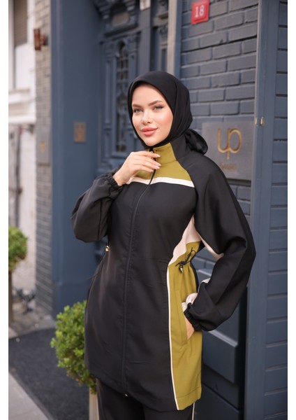 Kadın Tesettür Eşofman Takımı Fermuarlı Alt Üst Eşofman Takımı 522 modelleri