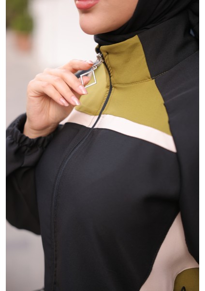 Kadın Tesettür Eşofman Takımı Fermuarlı Alt Üst Eşofman Takımı 522 indirimleri