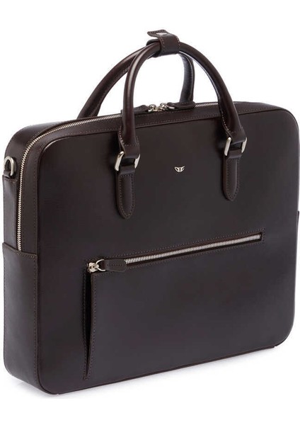 Kahve Hakiki Deri Erkek Evrak Çantası - S1EV00021466-A98 indirimleri