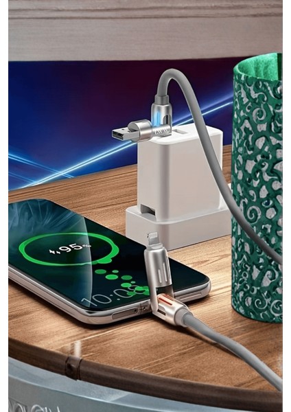 Büro Ev Ofis Cihazı Için Typec, USB To Typec Ios 240W Hılı Şarj Kablosu fırsatları