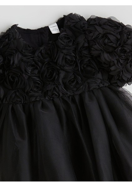 Lcw Yeni Sezon Peak Yeni Sezon Çiçek Aplikeli Kız Çocuk Abiye Elbise fiyatları