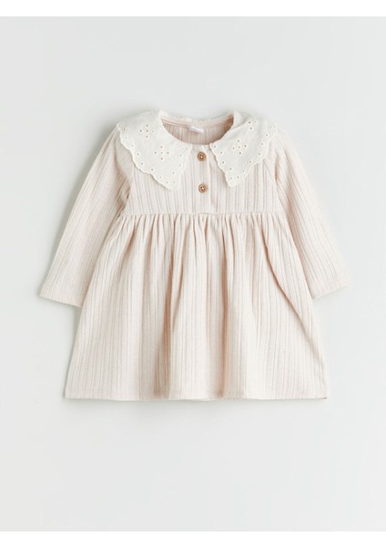 Lcw Yeni Sezon Vizyon Yeni Sezon Bebe Yaka Kız Çocuk Elbise