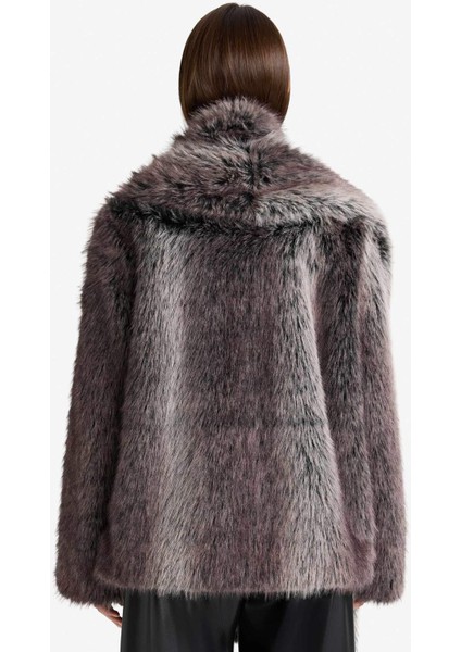 Afra x DeFacto Regular Fit Cepli Atkılı Suni Kürk F5566AX25WN