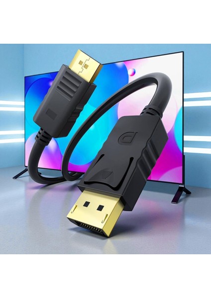 1,5 Metre Displayport 1.4 Kablo – 4K 60Hz / 2k 165Hz Destekli – Hdr, Hbr3, Dsc, 32.4gbps Ultra High Speed modelleri