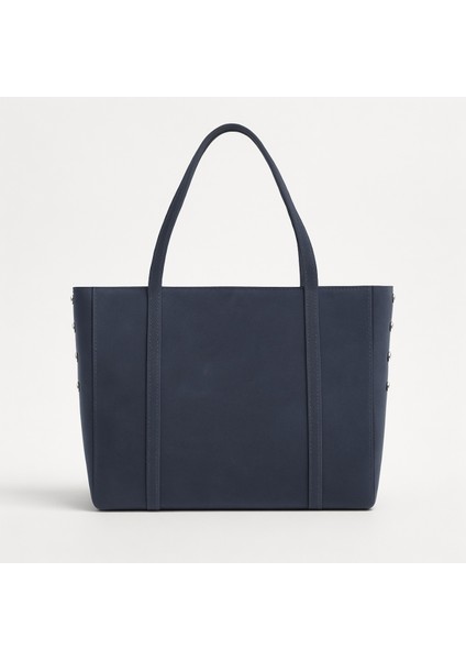 Zımba Detaylı Omuz ve Kol Çantası Monica