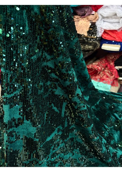 Premium Pullu Kadife