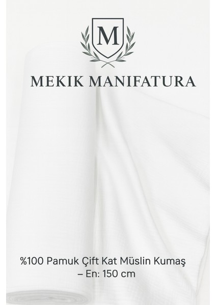 %100 Pamuk Çift Kat Müslin Kumaş fiyatları