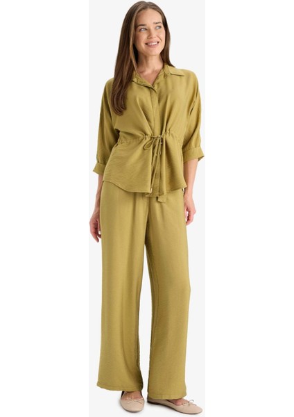 Straight Fit Geniş Paça Pantolon F3420AX25AU