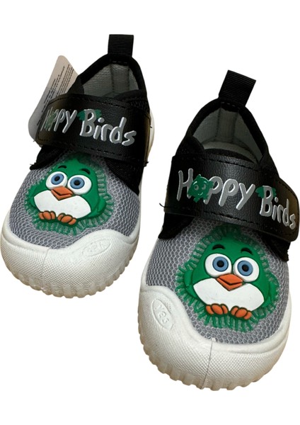 Erkek Bebek Keten,hafif ,yumuşak ve Kaymaz Taban Panduf Ev Kreş Ayakkabısı