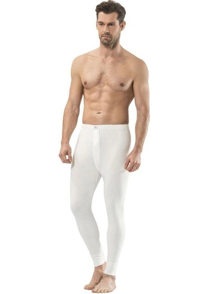 Erkek Ekru Tek Alt Soft Termal Kışlık Içlik