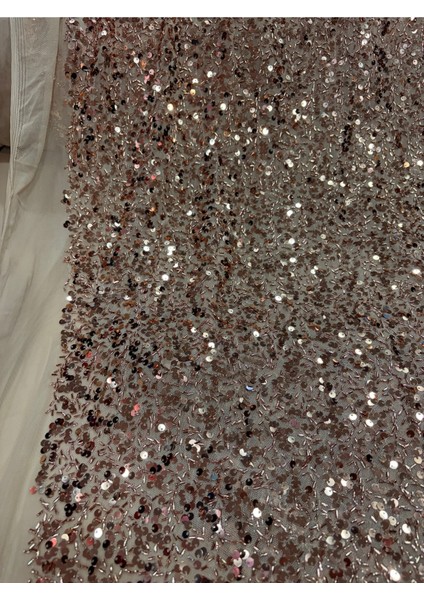 Pullu Payet Kumaş (Tül Üzerine Pul ve Boncuk Görünümlü ) fırsatları