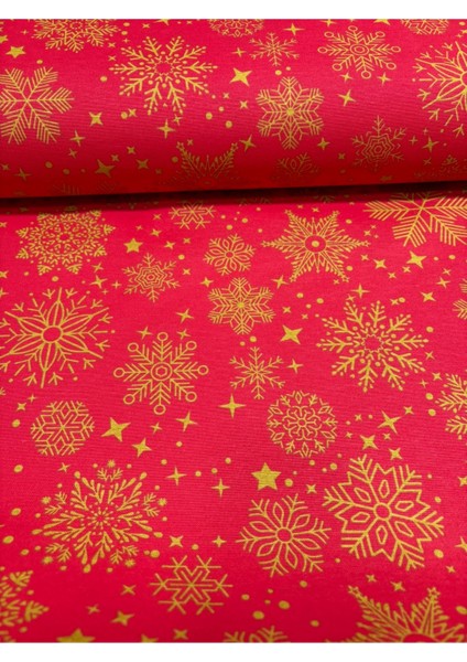 Yılbaşı Desen Duck Keten Kumaş fiyatları