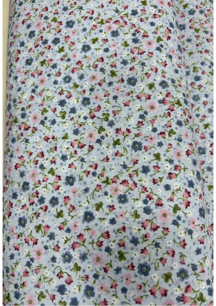 %100 Pamuk Poplin Kumaş – 170 cm En – Çiçek Desenli fiyatları