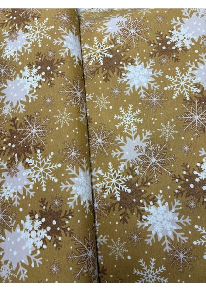 Yılbaşı Desen Duck Keten Kumaş fiyatları