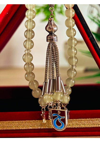 Kedi Gözü Tesbih Kişiye Özel Isimli Gece Parlayan Model Hediyelik Tesbih Küre Kesim