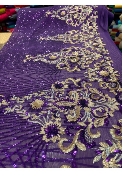 Pullu Nakışlı Dantel Kumaş modelleri