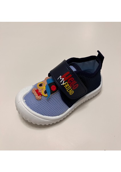 Erkek Bebek Keten,hafif ,yumuşak ve Kaymaz Taban Panduf Ev Kreş Ayakkabısı fırsatları