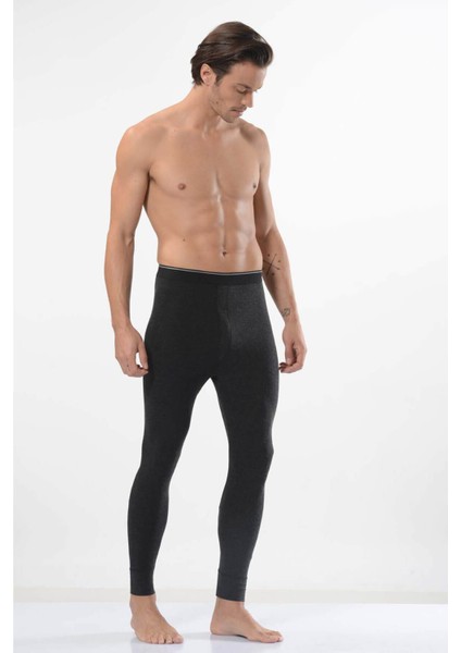 Erkek Lacivert Tek Alt Soft Termal Kışlık Içlik