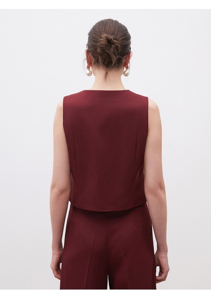 Yeni Sezon Bisiklet Yaka Krep Kadın Klasik Yelek fırsatları