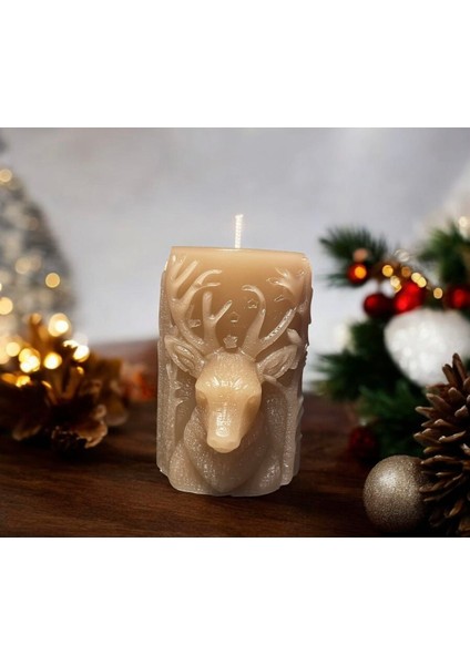 Noel Mumu Yılbaşı Dekor Mum Seti fiyatları