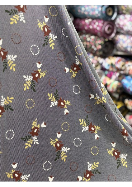 Desenli Penye Kumaş