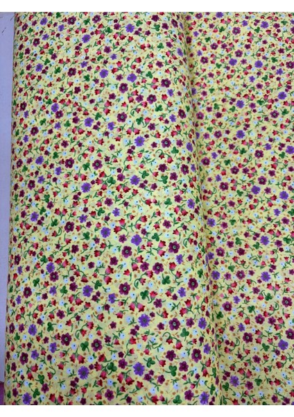 %100 Pamuk Poplin Kumaş – 170 cm En – Çiçek Desenli fiyatları