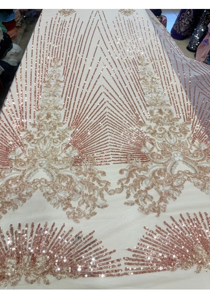 Pullu Nakışlı Dantel Kumaş fırsatları